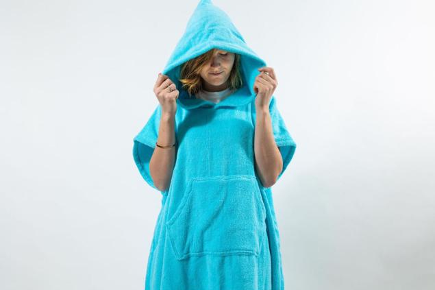 Light Blue Poncho